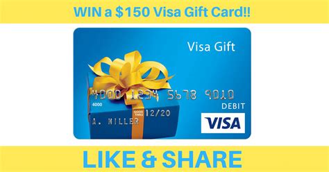 Win A 150 Visa T Card Canadian Savers