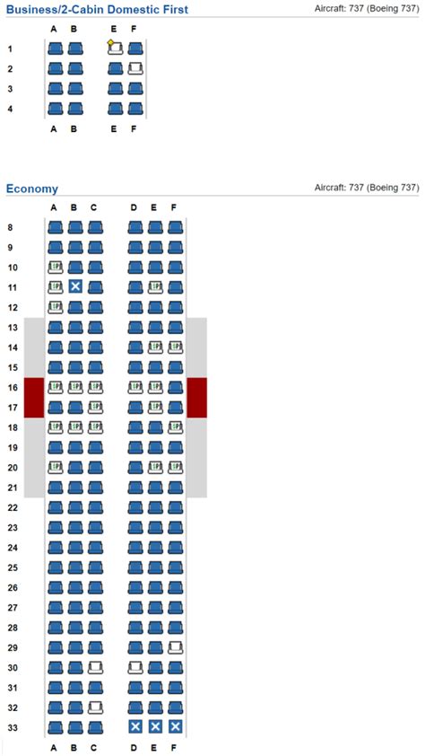 Boeing 737 800 Seat Map United Awesome Home
