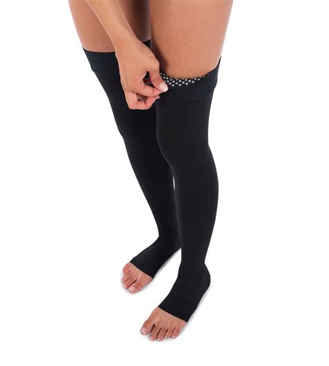 Thigh High Compression Stockings 30 40mmhg Surgical Weight Open Toe 3