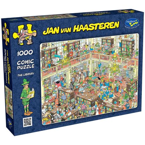Jan Van Haasteren The Library 1000 Piece Puzzle Holdson
