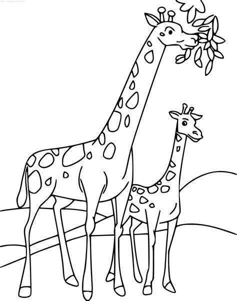 Coloriages à Imprimer Girafe Numéro C1920d67
