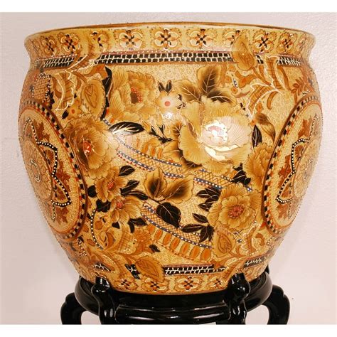 Shop now to get the best price 18" Chinese Porcelain Planter / Fish Bowl with Base
