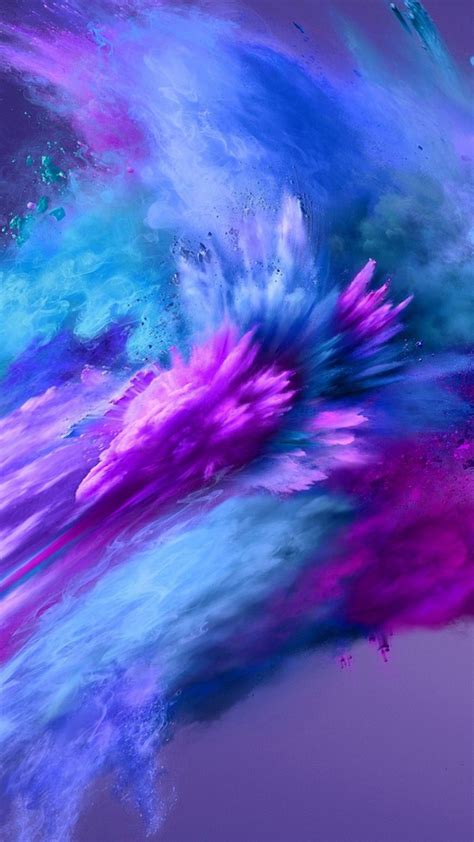 Blue Pink Color Powder Spray 4k Hd Abstract Wallpapers Hd Wallpapers