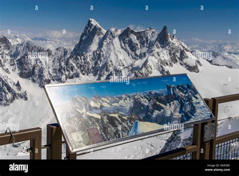 Viewpoint On The Summit Of The Aiguille Du Midi Chamonix Mont Blanc