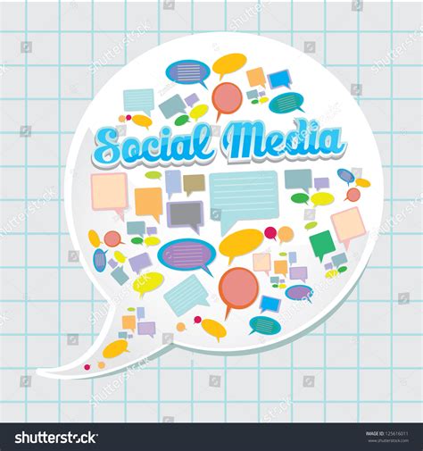 Social Media Icon Social Media Marketing Abstract Concept Network