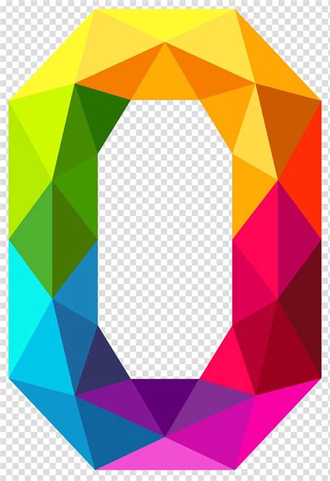 Free Download 0 Number Colourful Triangles Number Zero