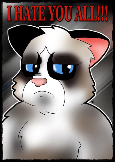 Tard The Grumpy Cat By Lillithmalice On Deviantart