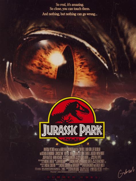 Jurassic Park Poster Fan