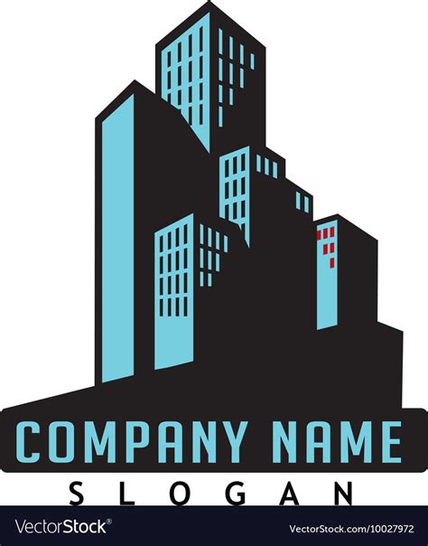 Commercial Real Estate Icon Royalty Free Vector Image