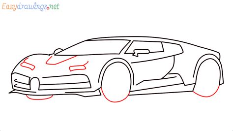 How To Draw Bugatti La Voiture Noire Step By Step 12 Easy Phase