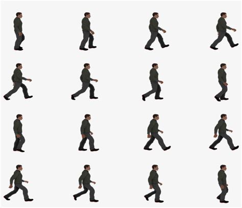 Go To Image Human Sprite Sheet Png Transparent Png 1024x768 Free
