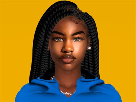 A Cute Black Girl — Aleah Streeter Sim Download Traits Pretty In