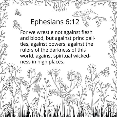 Day 5 Ephesians 612 For We Wrestle Not Against Flesh And Blood But
