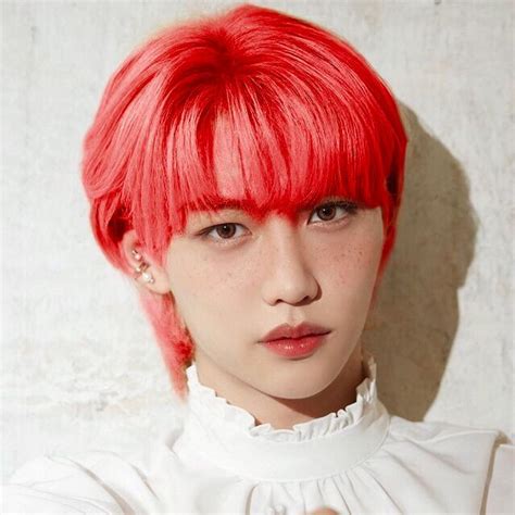 Felix Stray Kids Red Hair Disney Characters Fictional Characters