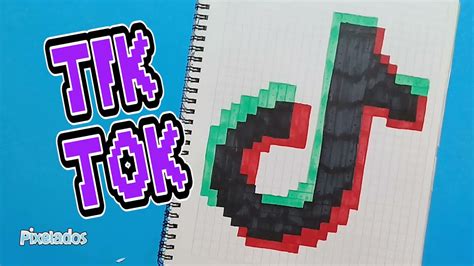 Logo De Tik Tok Pixel Art Pixelados Youtube