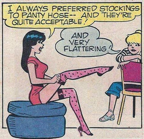 I Always Preferred Stockings Sock Love Hosiery Stockings In Archie Comics