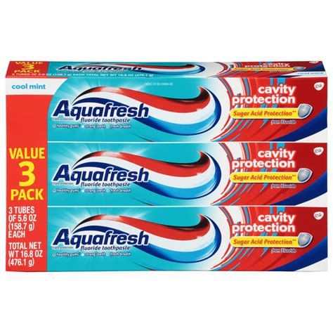 Save On Aquafresh Cavity Protection Fluoride Toothpaste Cool Mint 3