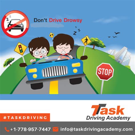 The Dangers Of Drowsy Driving Task Driving Academy