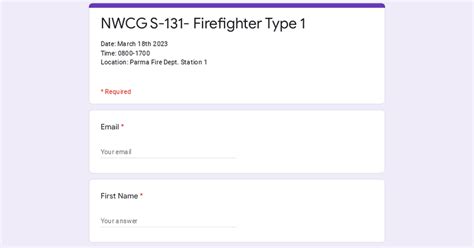 Nwcg S 131 Firefighter Type 1