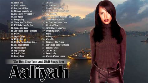 Best Songs Of Aaliyah Mix Aaliyah Greatest Hits 2021 Youtube