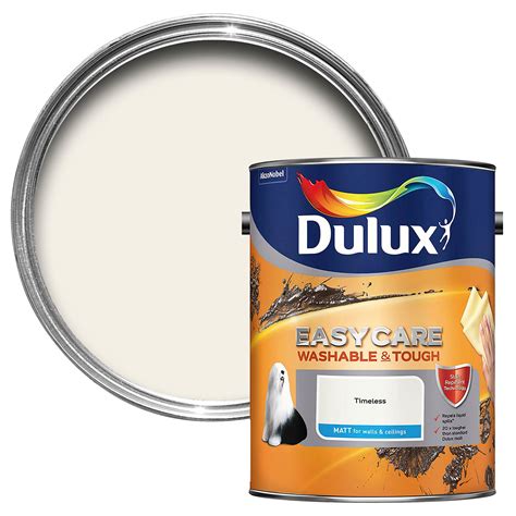 Dulux Easycare Timeless Matt Emulsion Paint 5L Departments DIY At B Q