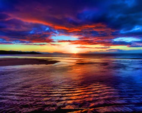 Free download Sunset Beach Scotland Beautiful Wallpaper 1280x1024 ...