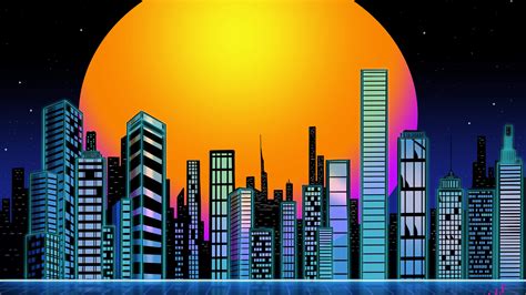 5120x2880 Retrowave Sunset 5k Wallpaper Hd Artist 4k Wallpapers Images