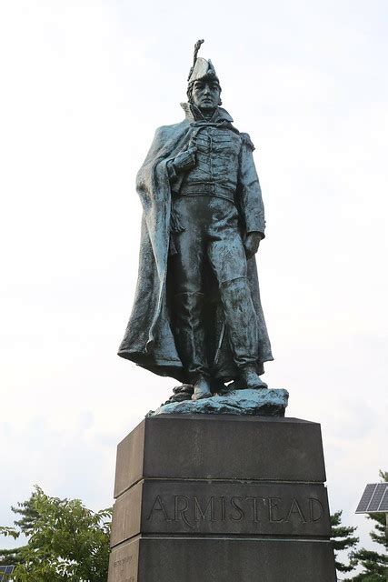 Statue Of Major George Armistead The Commander Of Fort Mchenry During
