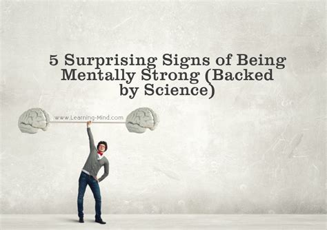 5 Surprising Signs Of Being Mentally Strong Backed By Science