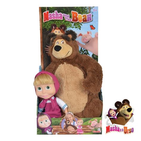 Masha E O Urso Boneca Masha 23cm E Peluche Urso 43cm Autobrinca Online