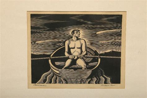 Sold Price Rockwell Kent 1882 1971 Pencil Signed Woodcut Print