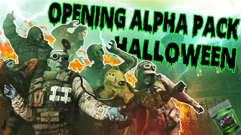 New R6 Opening Alpha Pack Halloween 😈 Youtube