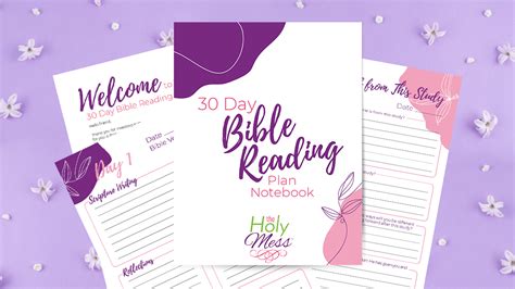 This free bible study guide pdf is here to help. 30 Day Bible Study Notebook PDF Printable The Holy Mess