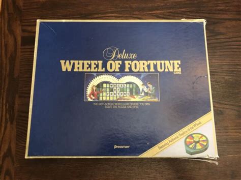 Vintage Wheel Of Fortune 2nd Deluxe Edition Board Game 1986