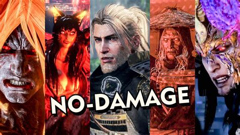 Nioh 2 All Boss Fights No Damage Youtube