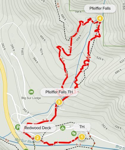 Pfeiffer Big Sur Campsite Map