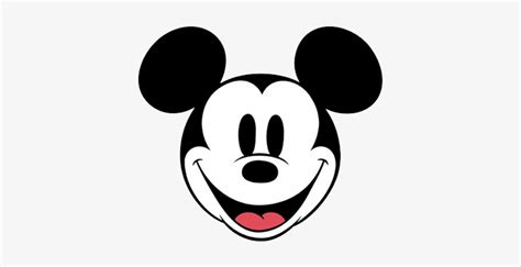 Mickey Mouse Face Png Mickey Mouse Face Black And White Transparent PNG X Free