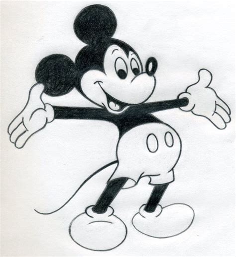 The Mouse That Started It All Mickey Mouse Drawings Mickey