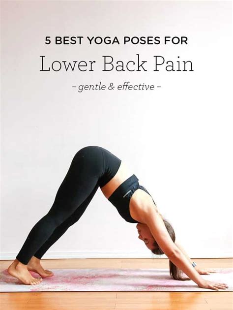 5 Yoga Poses For Lower Back Pain Simply Quinoa