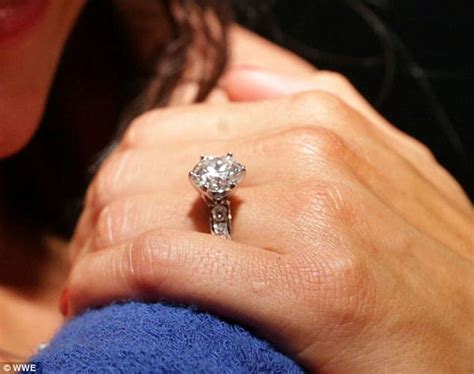 Wwes John Cena Proposes To Nikki Bella With Huge Diamond Daily Mail