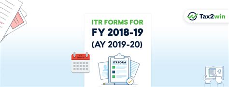 Here's how to find last year's tax info: ITR Forms : FY 2018-19(AY 2019-20) |E-filing |Income Tax ...