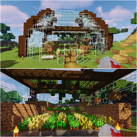 Working On A Greenhouse Rminecraft