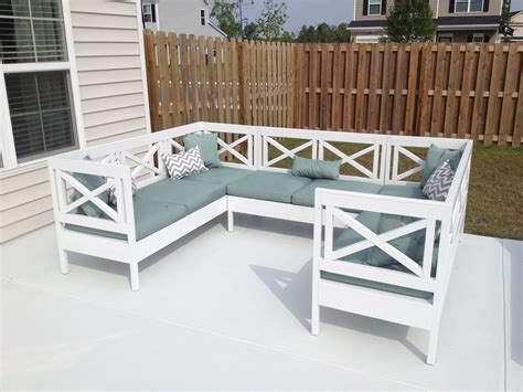 Ana White Weatherly Outdoor Sectional Diy Projects