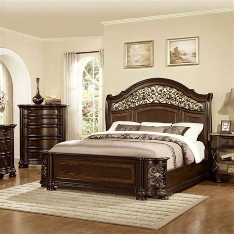 Simple, yet sophisticated is the best way to describe the cordova collection. Brand New Wrought Iron King Bedroom Set With Memory Foam ...