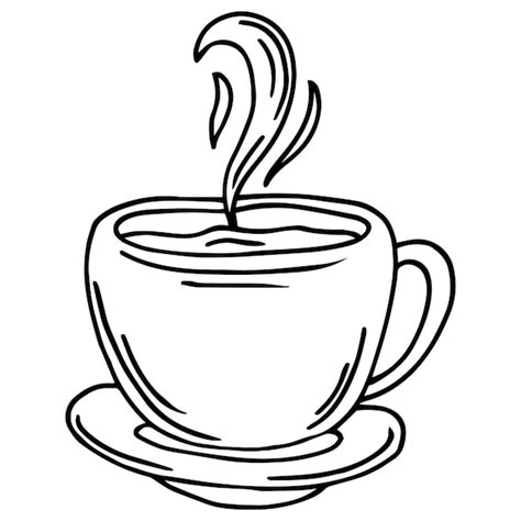Premium Vector Vector Sketch Illustration Cup Of Coffee