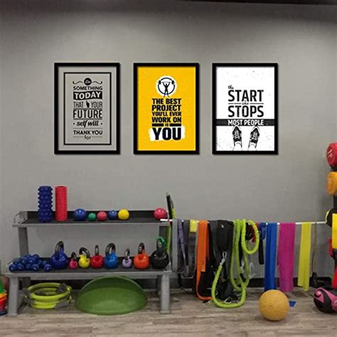 Home Gym Wall Art Poster Canvas Painting Motivational Fitness Art
