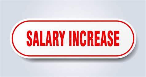 Salary Increase Sticker Stock Vector Illustration Of Website 197144983
