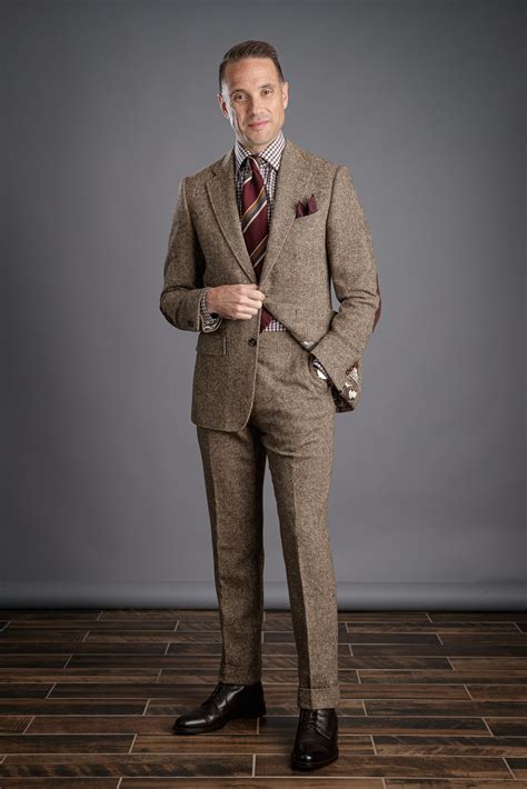 Brown Donegal Tweed Suit He Spoke Style