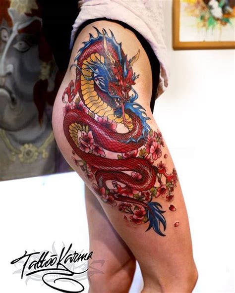 Draaagon Red Ink Tattoos Dragon Tattoo Designs Cute Tattoos Hot Sex Picture