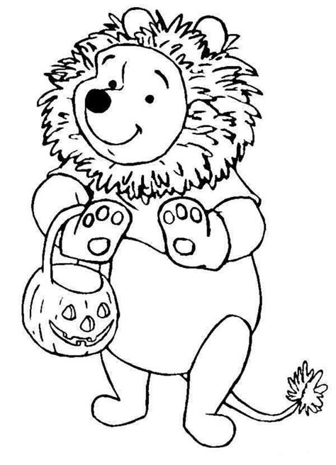 38 Winnie The Pooh Halloween Coloring Pages Gaobogillean